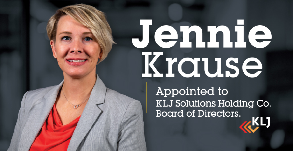 Jennie Krause appointed to KLJ Solutions Holding Co. Board of Directors