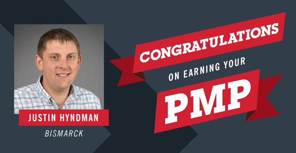 Hyndman earns PMP Certification