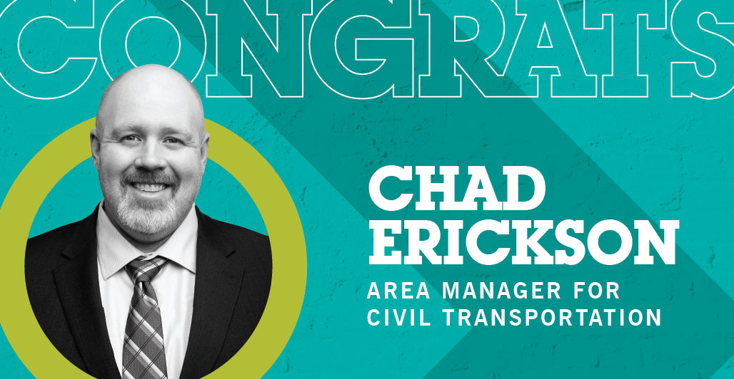 Erickson Takes On Area Manager Role for Civil Transportation